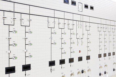 protection & control equipment for Tamnamore - 110kv mosaic mimic control panel